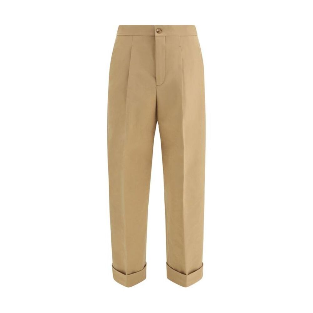 Umit Benan Beige Cotton Casual Men's Pants